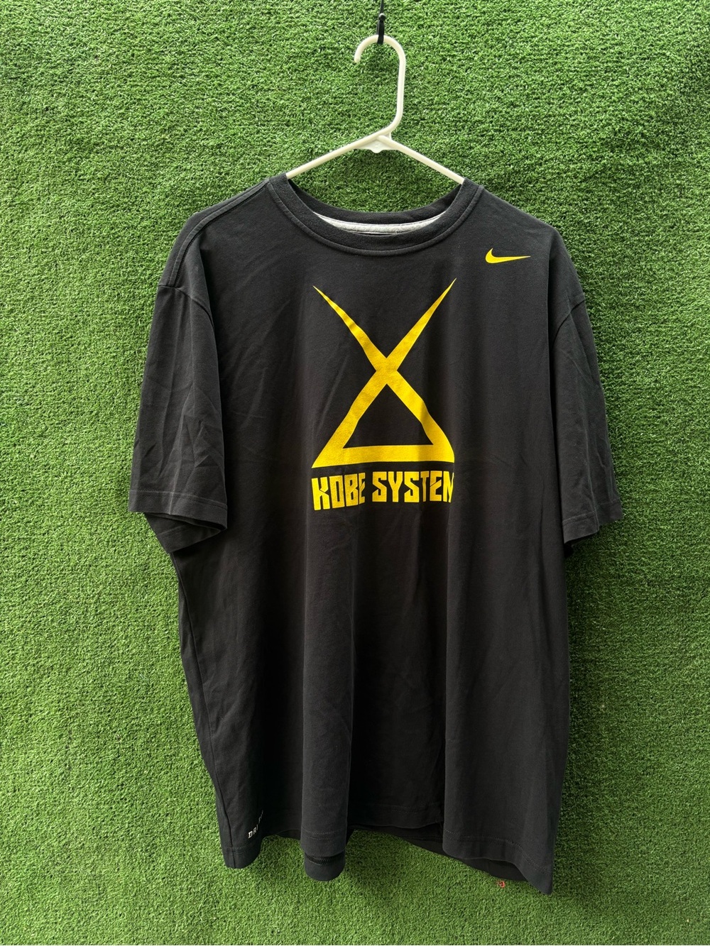 Nike Black Tee with Yellow Kobe System Graphic